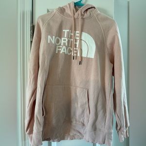 The North Face light pink sweatshirt